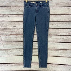 Anthropologie Jeans Size 25 Pilcro & The Letterpress SERIF Blue Stretch